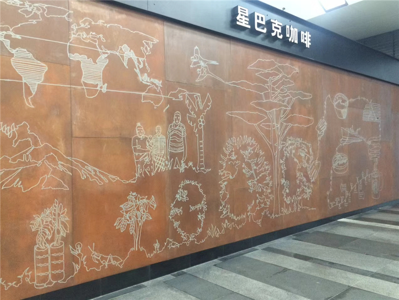 滨湖耐候钢幕墙